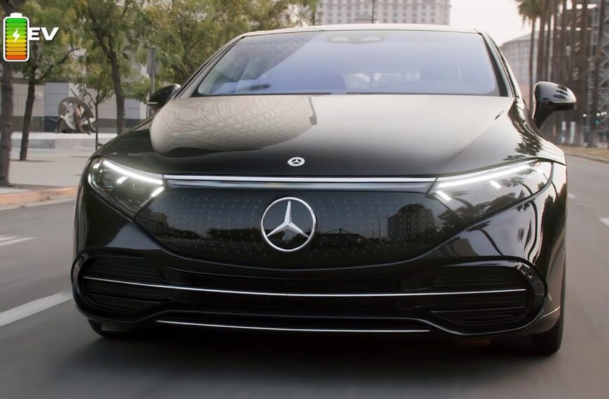 2022 Mercedes-Benz EQS 450+ | Vožnja, unutrašnjost, eksterijer