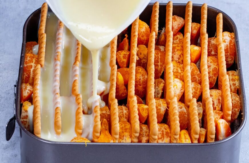 Više MANDARINA nego KEKSA – blagdanski kolač bez pećnice