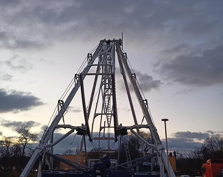 Najveći panoramski kotač u Hrvatskoj sastavlja se u Osijeku