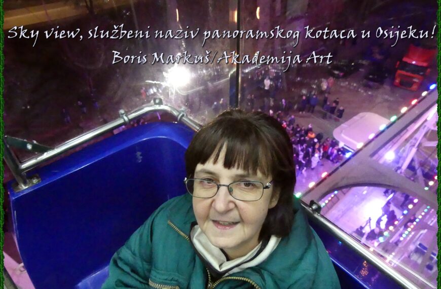 U Osijeku se premijerno zavrtio “Sky View” – najveći panoramski kotač u Hrvatskoj