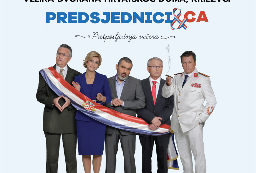 Tarik Filipović gostuje u Križevcima s predstavom Predsjednici&ca (Pretposljednja večera)