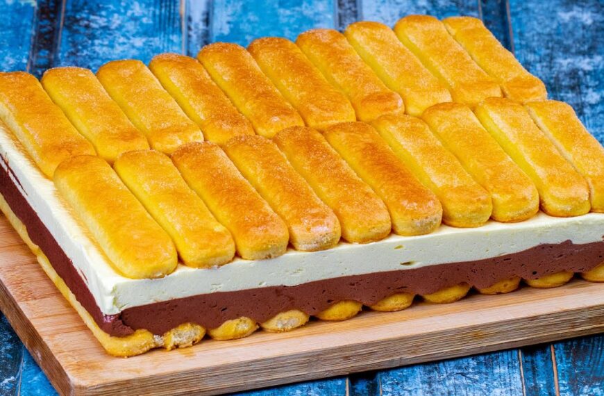 Kolač s dvije kreme za 10 minuta – bez štednjaka ili pećnice