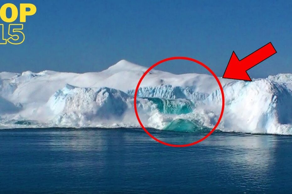 Otapanje ledenjaka – valovi i ledene sante