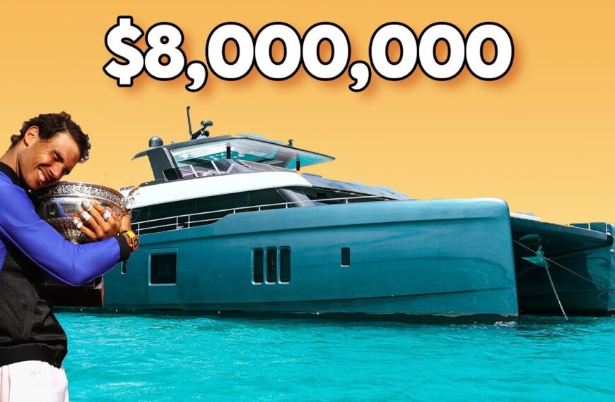 Unutar jahte Rafaela Nadala od 8 milijuna dolara