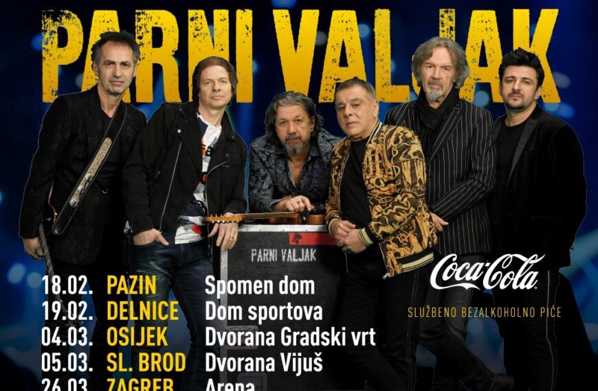 Rock institucija “Parni Valjak 2022 Tour” kreće na turneju Lijepom našom
