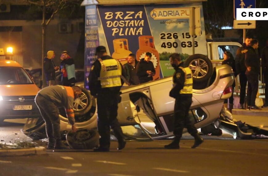 Prometna nesreća u ulici Hrvatske mornarice