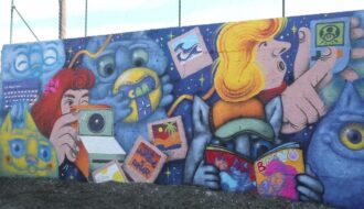 Novi mural u Kustošiji djelo je eminentnih umjetnika Tee Jurišić i Lunara