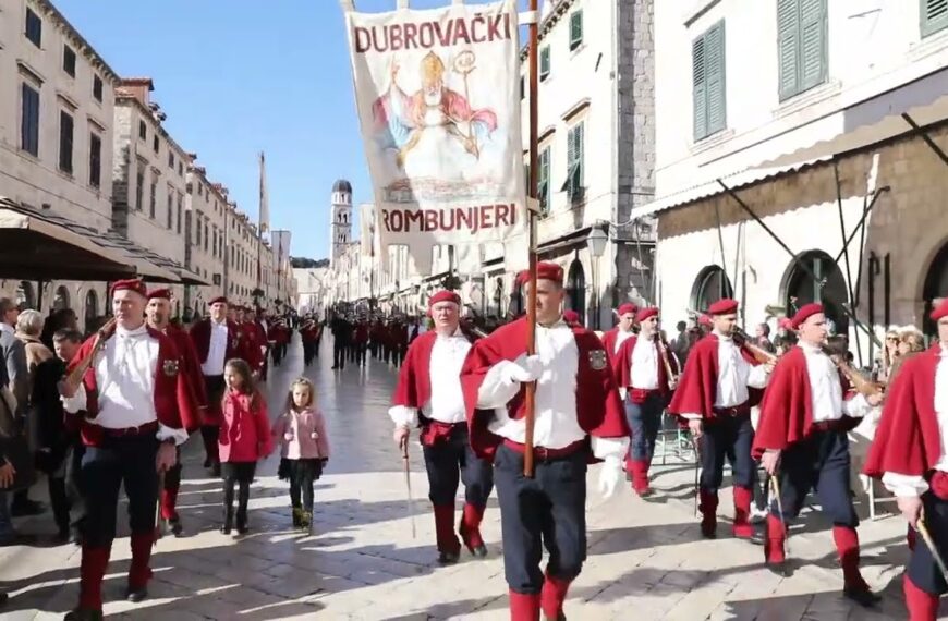 Spuštanjem barjaka u Dubrovniku zatvorena 1050. Festa svetog Vlaha