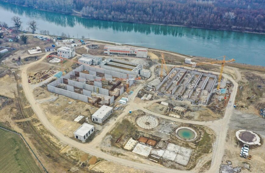 U Osijeku se gradi najsuvremeniji pročistač otpadnih voda u Hrvatskoj