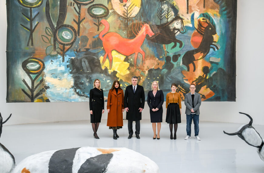 Predsjednik Zoran Milanović u društvu supruge posjetio izložbu Kopač