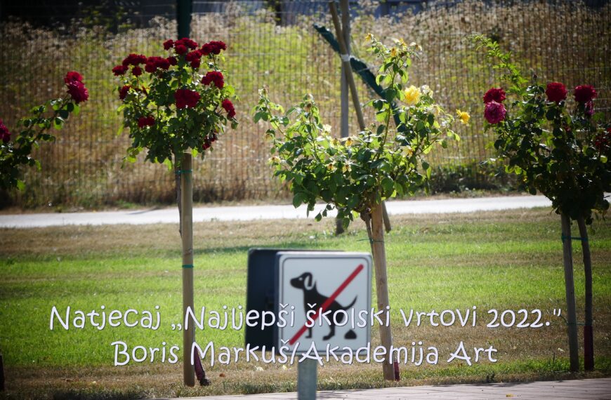 Natječaj “Najljepši školski vrtovi 2022.”