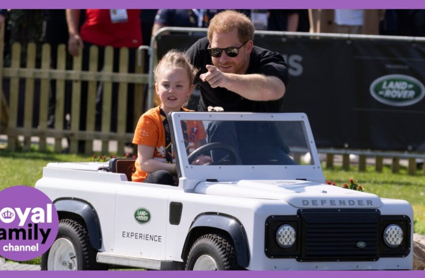 Djeca vodila Harryja i Meghan na vrtnju na Invictus Games