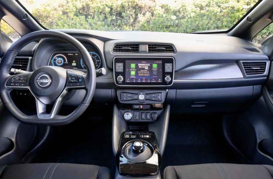 Novi Nissan LEAF 2023 – detalji INTERIJERA (Spec. model za SAD)