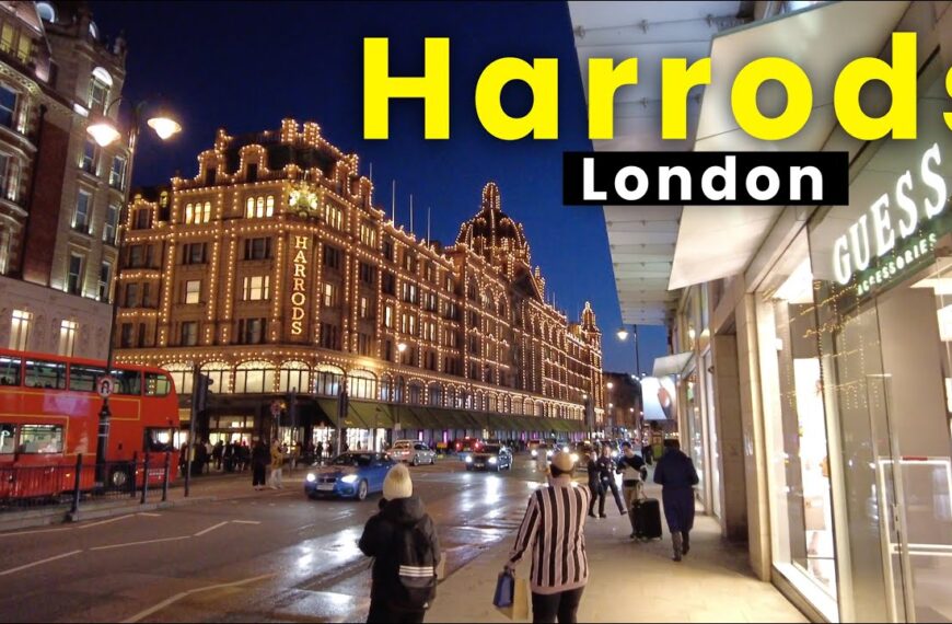 Harrods London UK – noćna šetnja