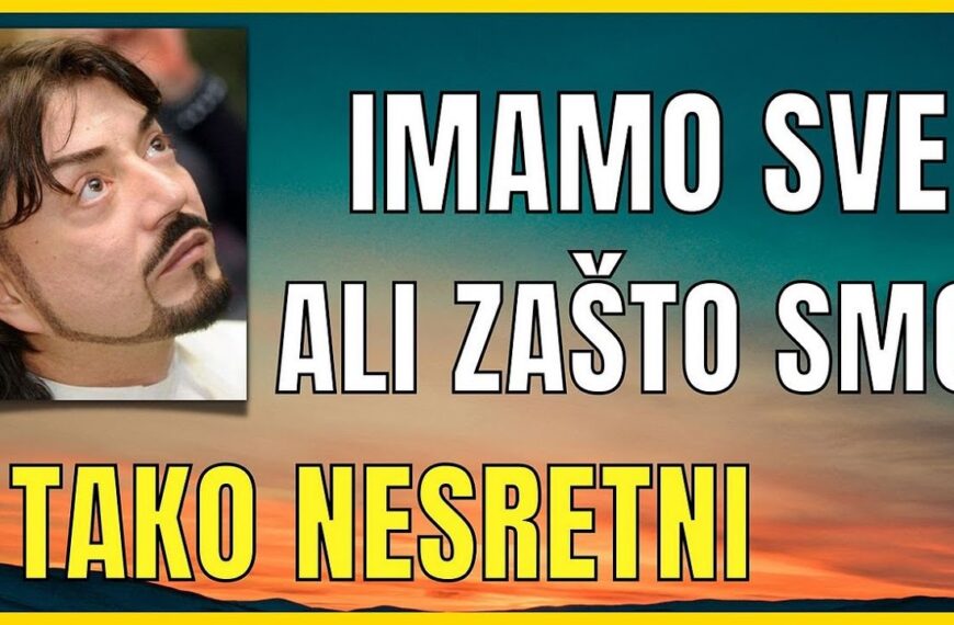 ZLATKO SUDAC: ZAŠTO SMO TOLIKO NESRETNI KAD SVE IMAMO?