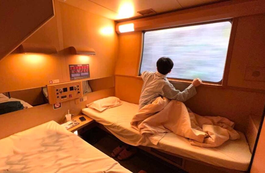 Vožnja nevjerojatnim noćnim vlakom u Japanu