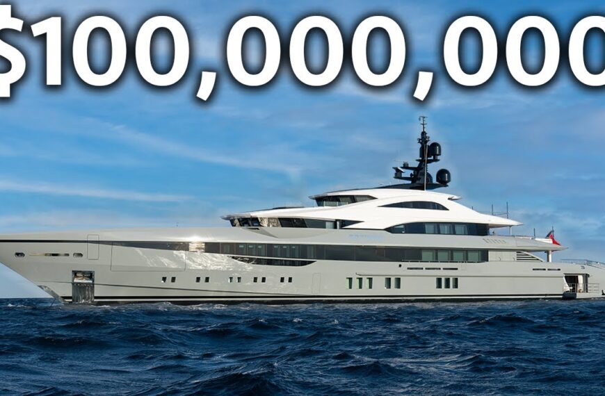 Obilazak nove megajahte vrijedne 100.000.000 dolara s 2 bazena