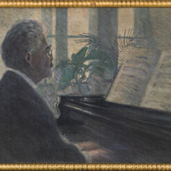 Egon Schiele, 'Leopold Czihaczek za klavirom' (1907.), privatna zbirka © Leopold Museum, Wien