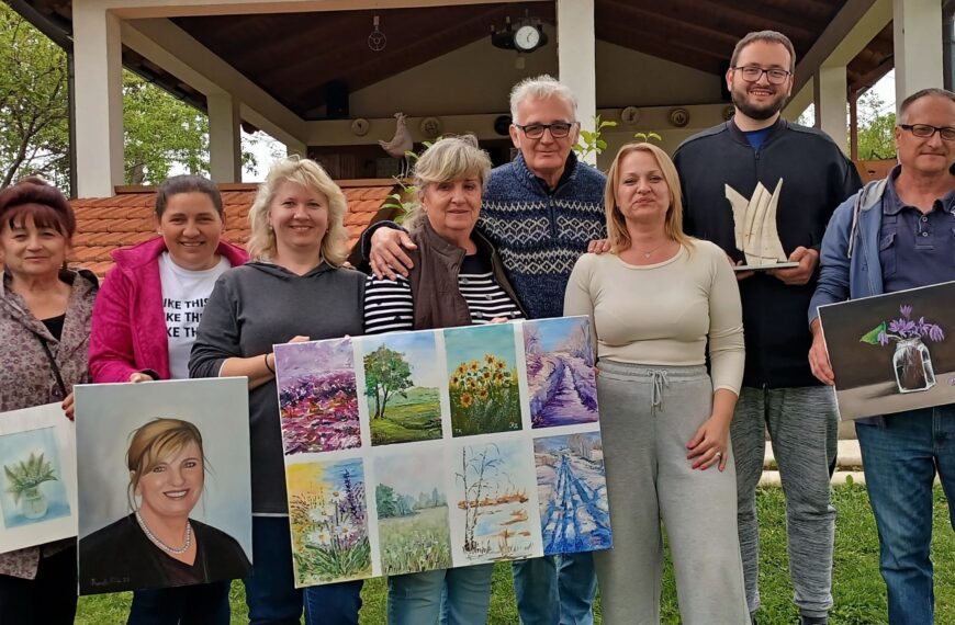 Prijateljstvo – umjetnička radionica na imanju obitelji dr. Majnarić u Križevcima / FOTO