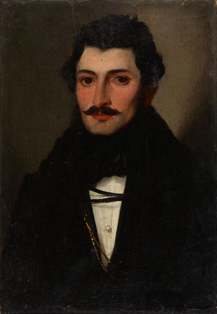 Mihael Stroy - Portret mladog muškarca, 1830.