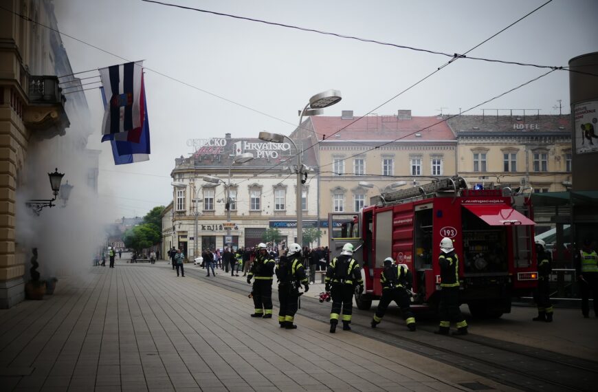 FOTO/VIDEO Pokazna vježba operativnih snaga sustava civilne zaštite Osječko-baranjske županije