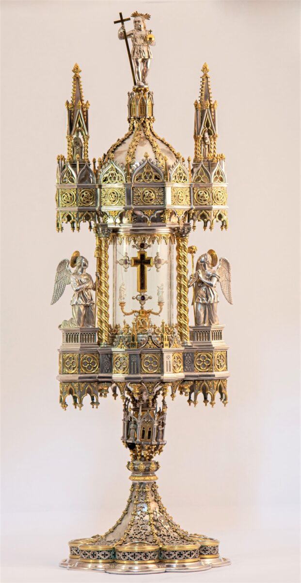 Mali Lošinj, Župna crkva, Relikvijar Kristova Križa, 19. st.