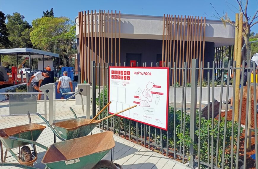 TURIZAM NAŠ SVAGDAŠNJI Završni “glanc”: Atraktivni bazenski kompleks “Punta Pool” Umag