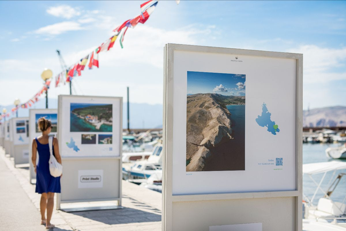 Otok krk - iz zraka