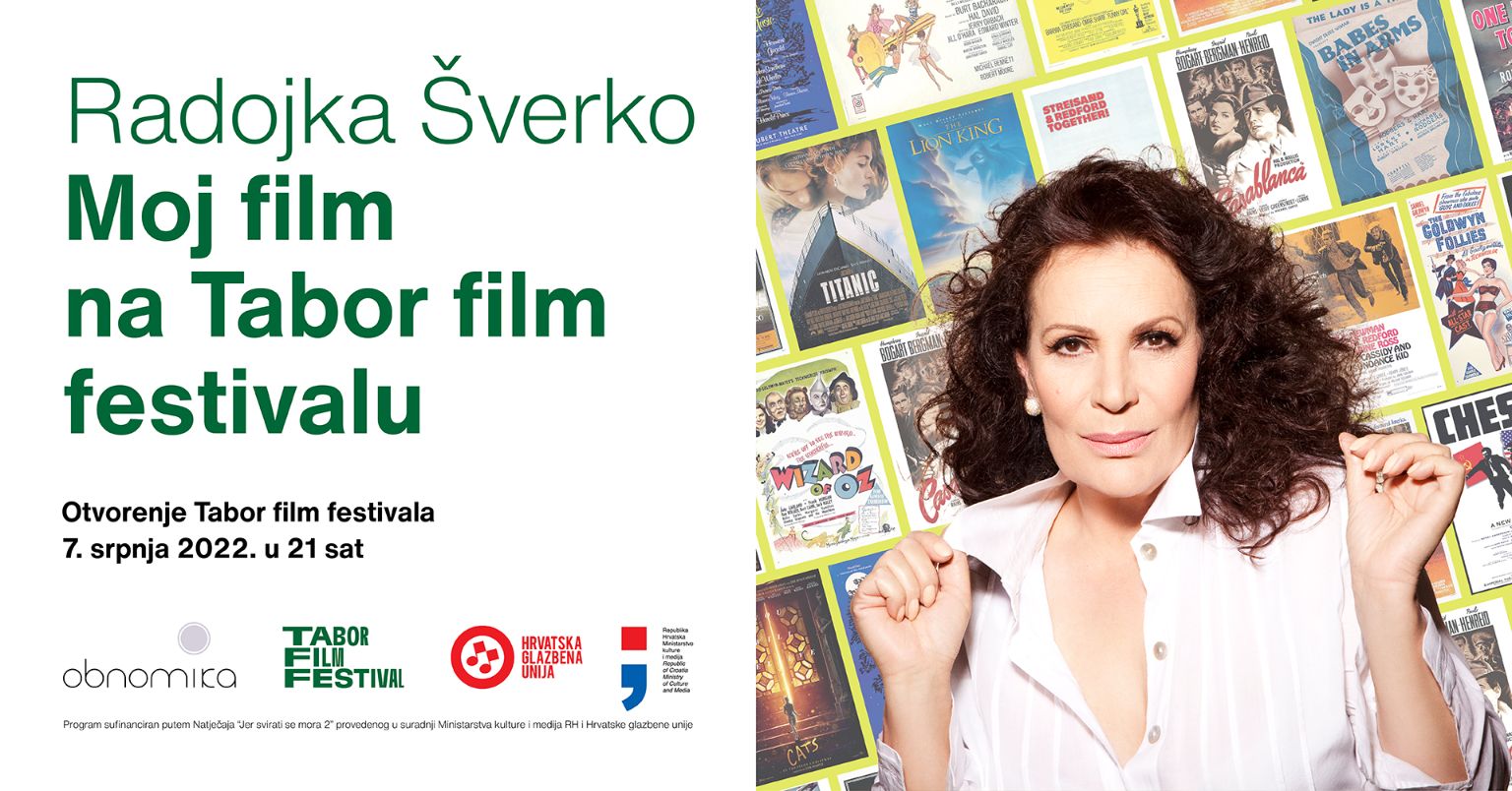 Radojka Šverko s programom filmske glazbe otvara 20. Tabor Film Festival