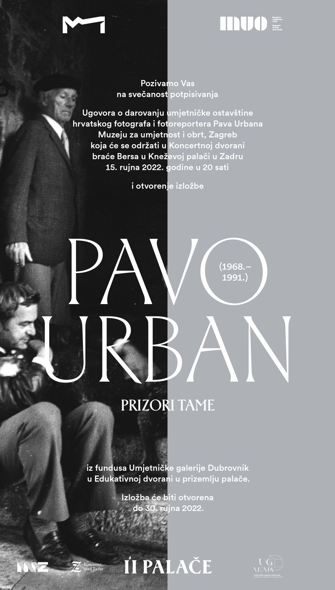Svečanost potpisivanja Ugovora i otvorenje izložbe Pavo Urban