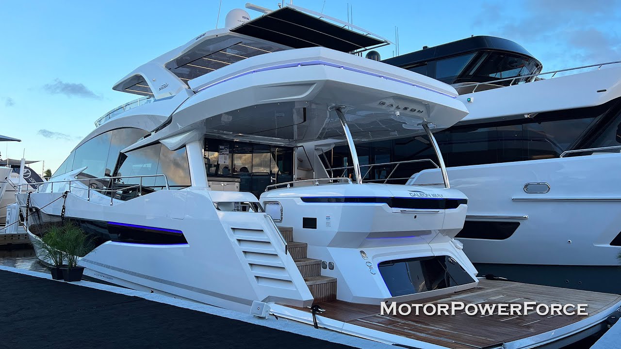 Prošetajmo najvećom jahtom Galeon 800 Fly 2023