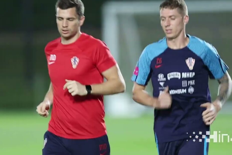 Trening Hrvatske nogometne reprezentacije u Dohi