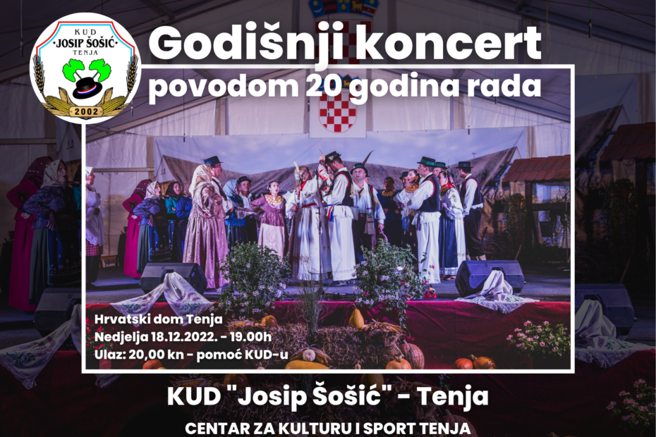 Godišnji koncert KUD Josip Šošić - Tenja