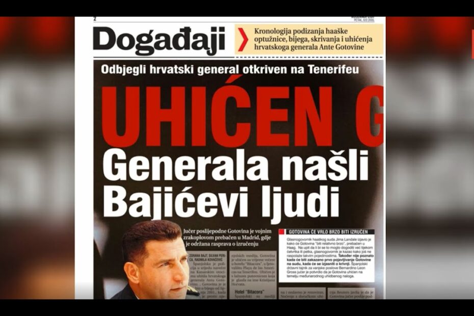 Na današnji dan uhićen general Gotovina, sedam godina proveo u pritvoru