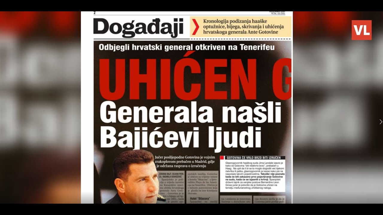 Na današnji dan uhićen je general Gotovina, sedam godina proveo u pritvoru