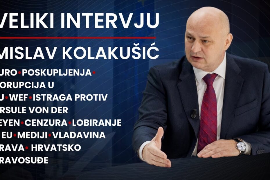 INTERVJU Mislav Kolakušić: Euro, poskupljenja, Zambija, WEF, korupcija, cenzura, recikliranje