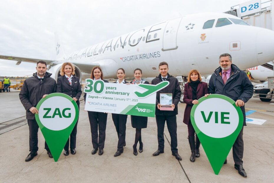 30 godina direktne linije između Zagreba i Beča © Flughafen Wien AG