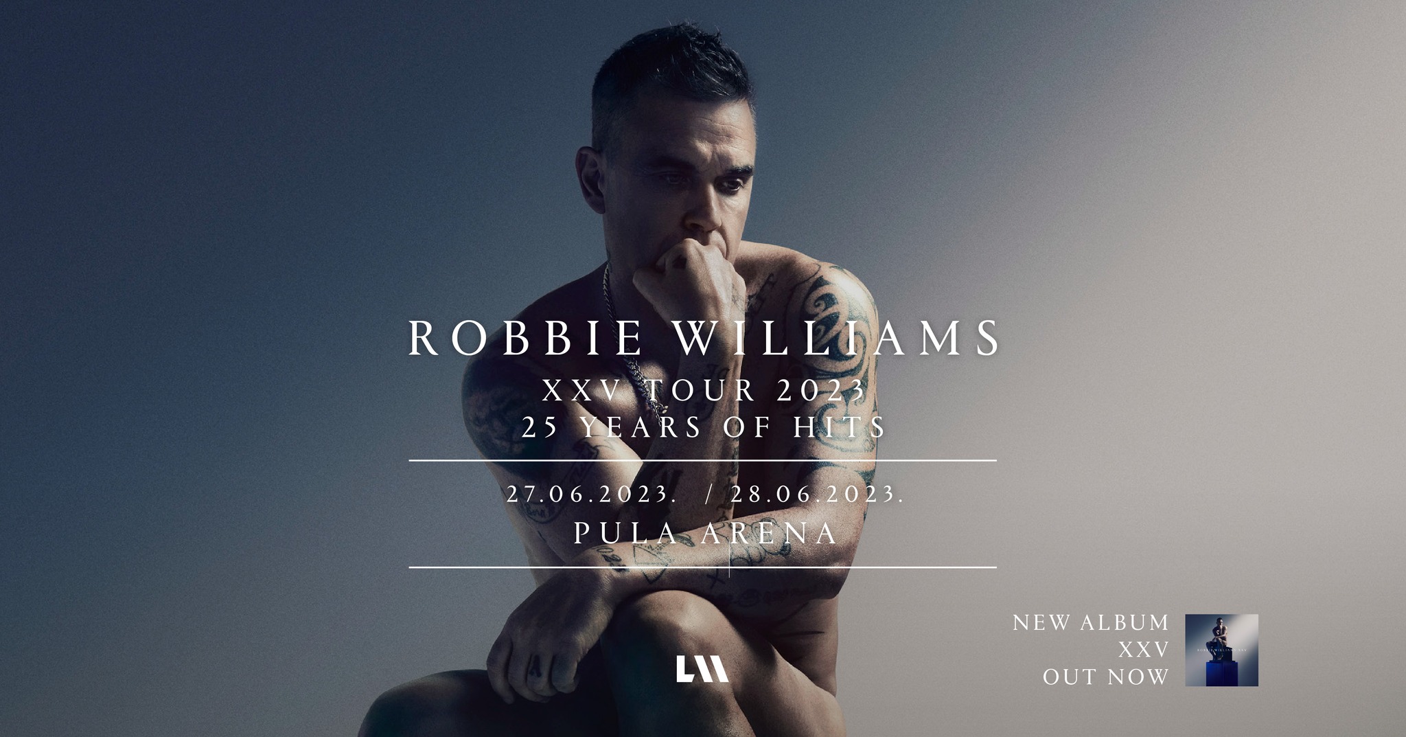 Robbie Williams u pulskoj Areni 27. i 28. lipnja