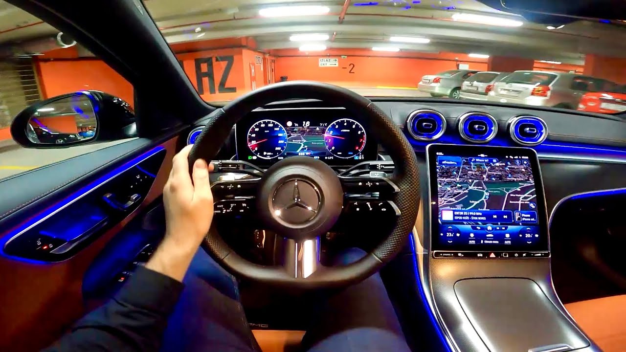 Nova Mercedes C-KLASA 2023 – noćna POV vožnja