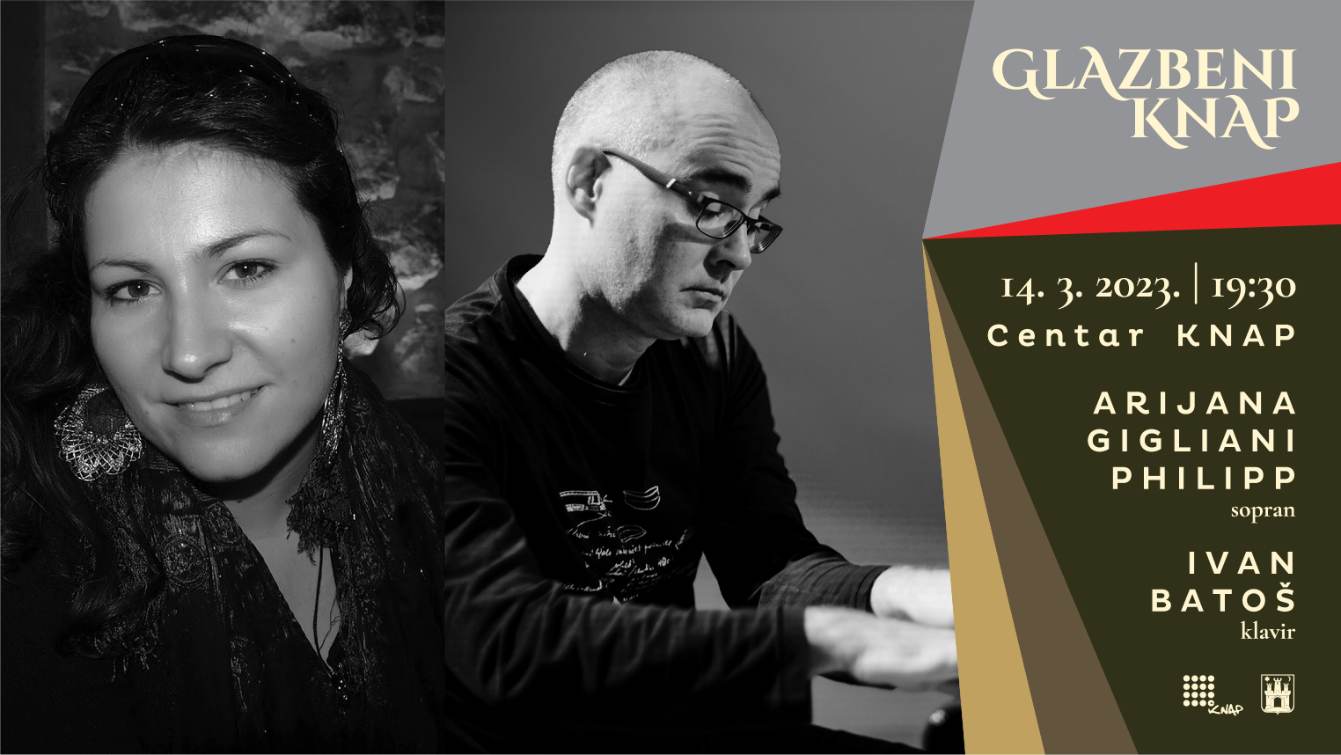 Glazbeni Knap | 14. 3. u 19:30 | Arijana Gigliani Philipp, Ivan Batoš