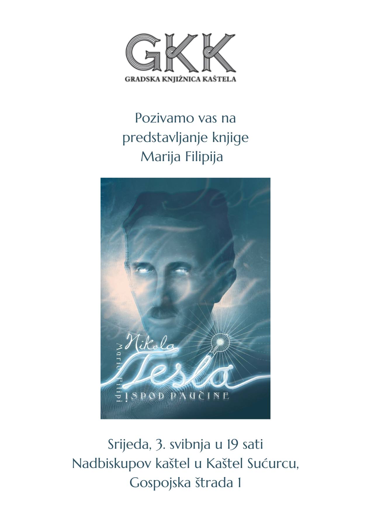 Predstavljanje knjige “Nikola Tesla ispod paučine” Marija Filipija