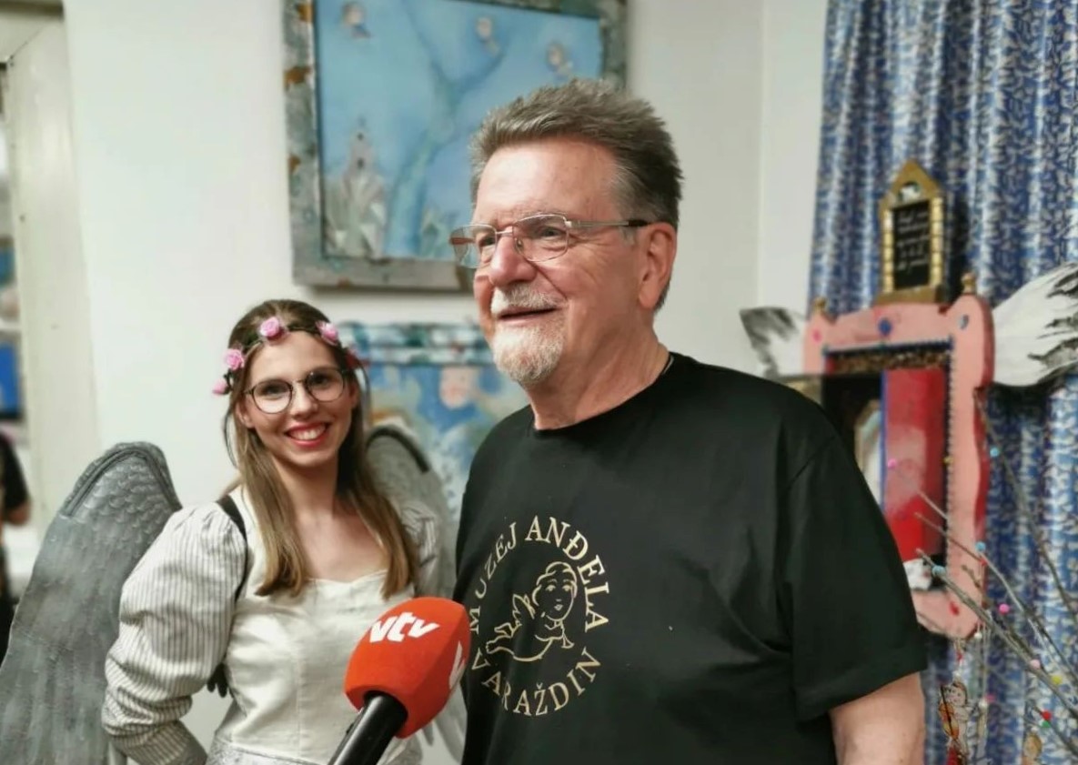 razgovor sa Željkom Prstecom, slikarem i utemeljiteljem Muzeja anđela u Varaždinu (1a)