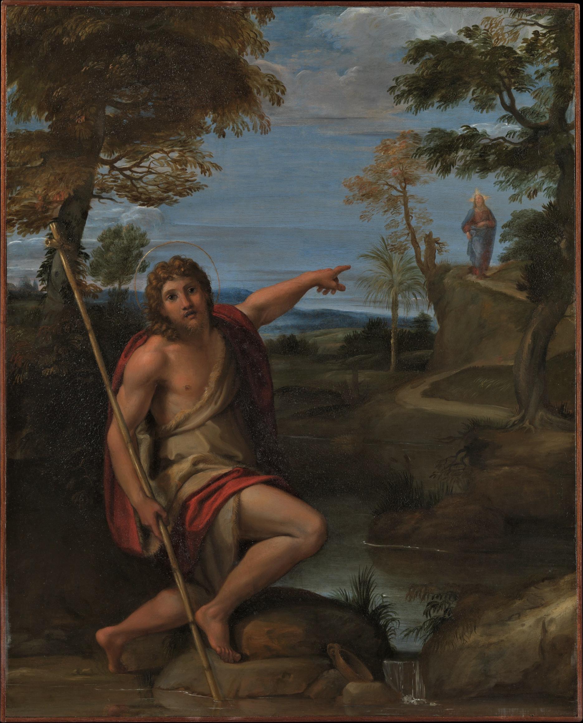 Annibale Carracci CA 1600 - Sveti Ivan Krstitelj koji svjedoči