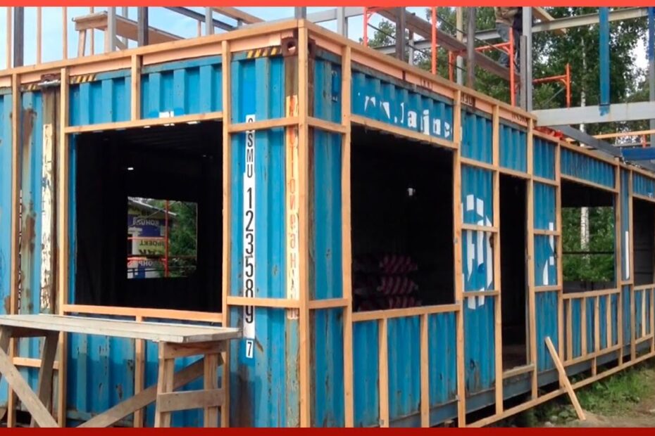 Čovjek gradi nevjerojatan kontejner | jeftine stambene ideje