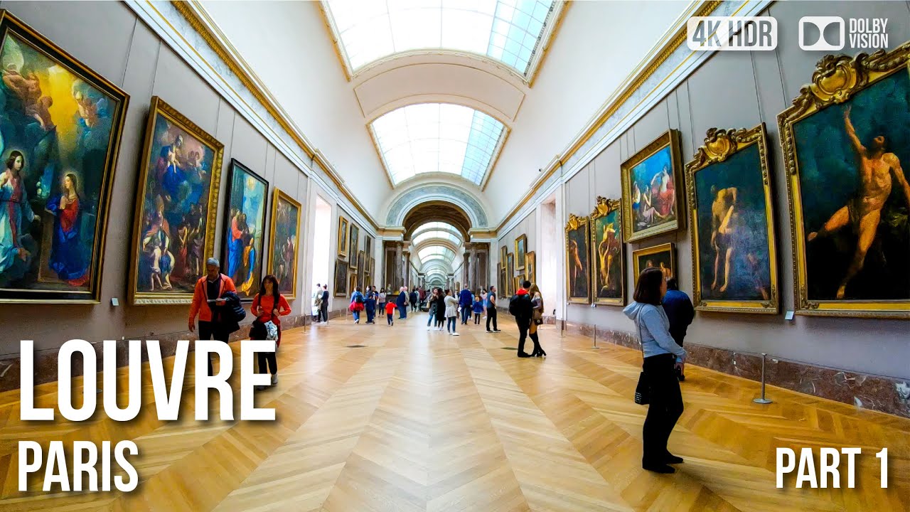 Unutar muzeja Louvre Pariz, Mona Lisa / 1. dio