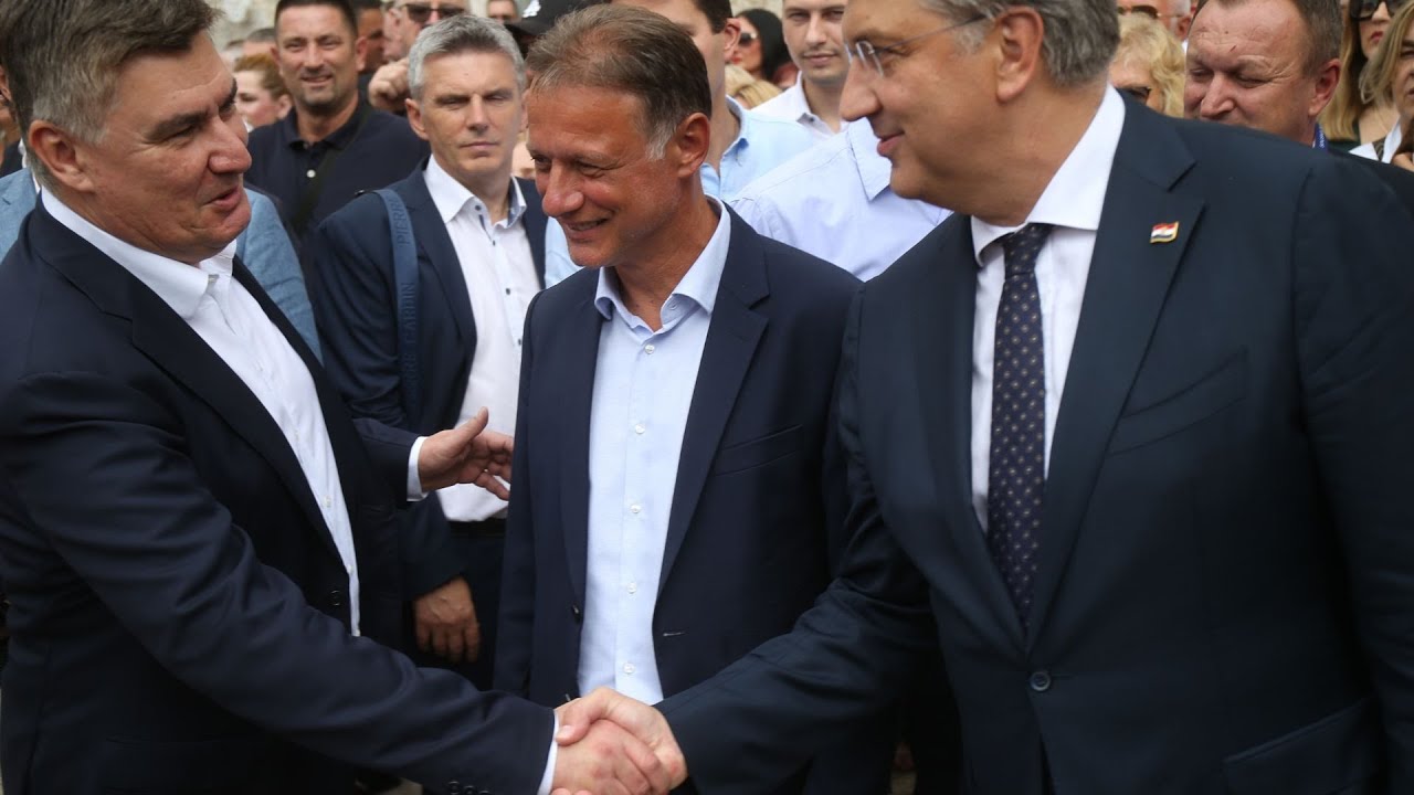 Milanović i Plenković se susreli i rukovali