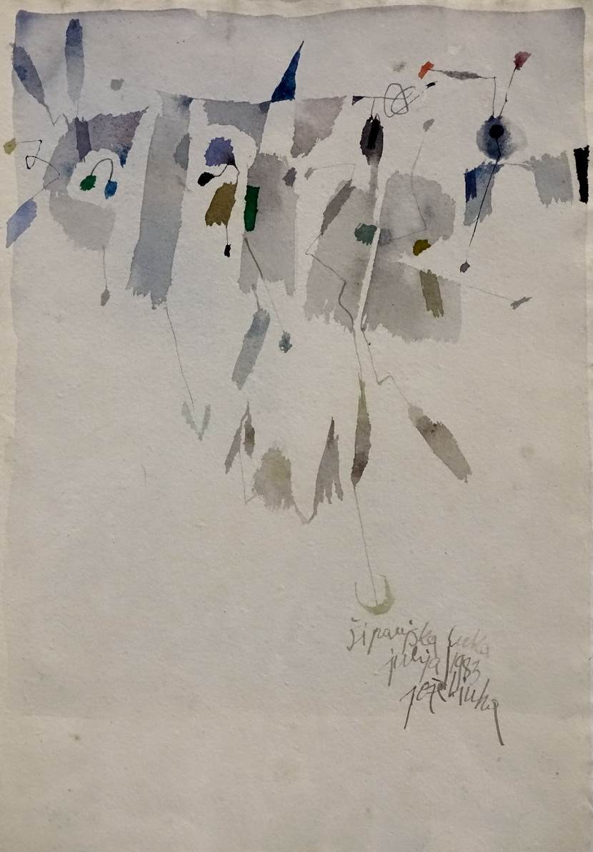 Ciuha Jože 50 x 35 cm - akvarel papir