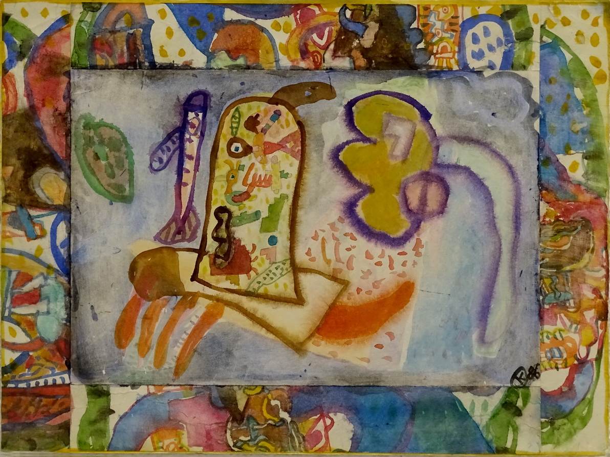 Keser Zlatko 35,4 x 45,5 cm - akvarel - papir