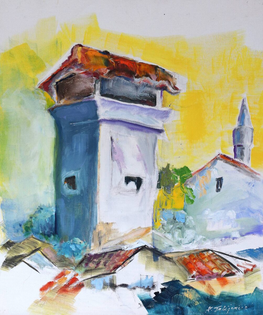 Ksenija Talijančić - Živi duh doma, ulje na platnu, 60x50cm