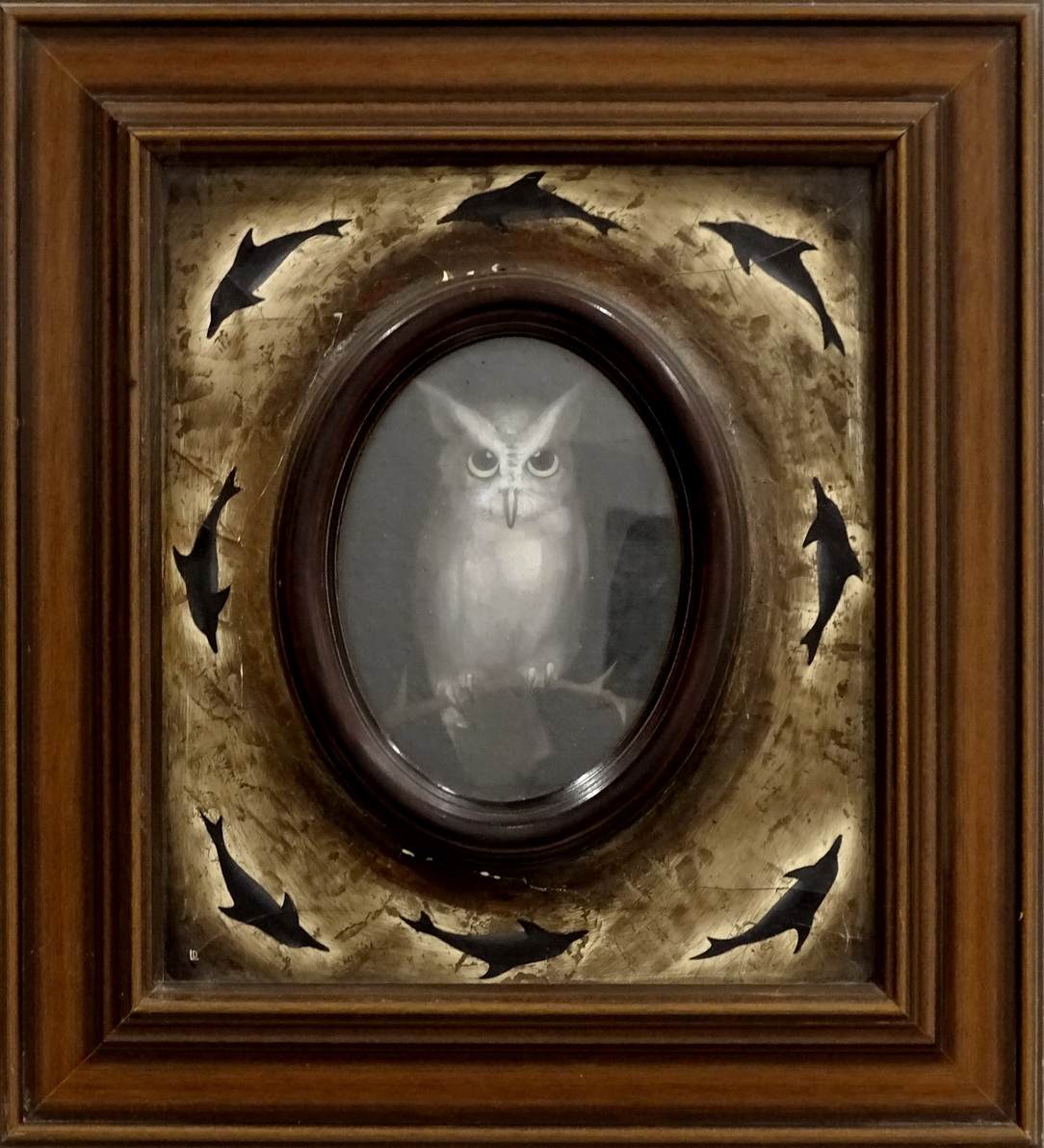 Laginja Dalibor 35 x 30 cm - komb. tehnika - ulje